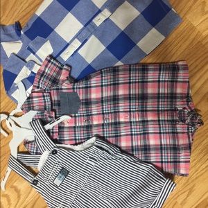 3 boys rompers  18 months in good condition!